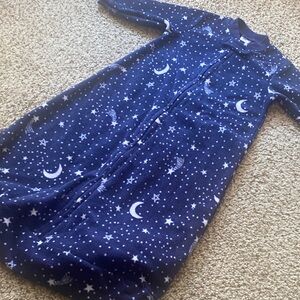 Yoga Sprout Starry Night Blue Kids Sleep Sack. 0-9M